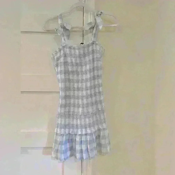 Sincerely Jules Blue and White Sleeveless Mini Dress- Size Large- NWT - Picture 5 of 6